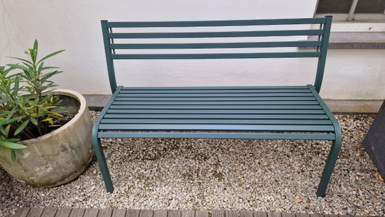Image 1 of groene tuinbank