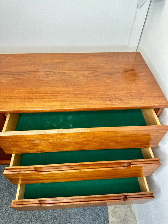 Vintage XL Dressoir Fredericia Teak Deens Design Jaren 70, Hout, Bruin (foto 12 van 15)