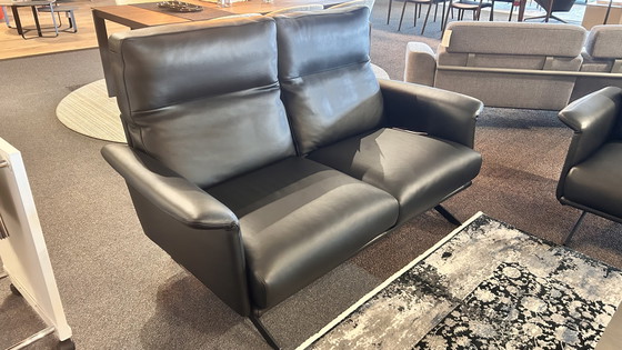 Image 1 of 3 + 2 seater sofa Musterring MR6530 leather