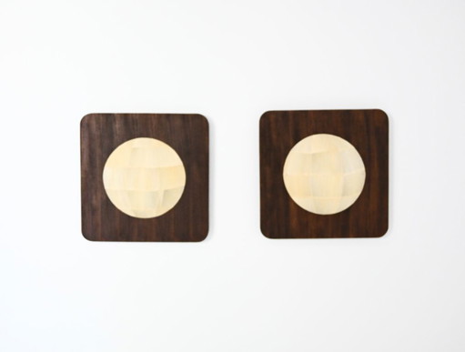 Appliques murales italiennes, années 1960, lot de 2