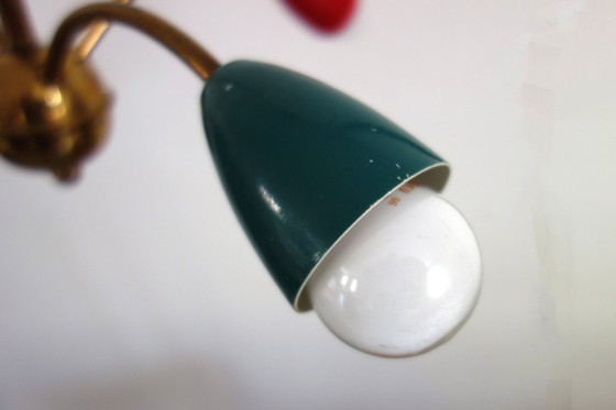 Image 1 of Sputnik kroonluchter met 4 armen, jaren 60