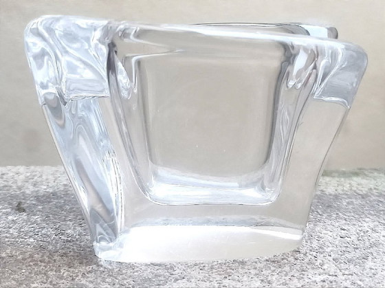 Image 1 of Crystal ashtray, 1970s, 12 cm wide