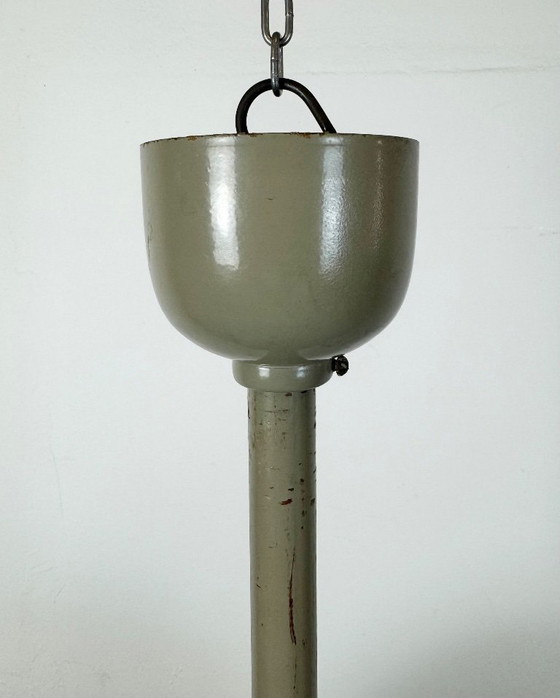 Image 1 of Large Industrial Double Sided Railway or Factory Clock from Pragotron, 1960s