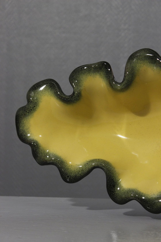 Image 1 of Grande coupe à fruits céramique vintage forme libre Ceramidi Marseille 1950s