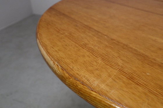Image 1 of Scandinavian solid pine extendable dining table