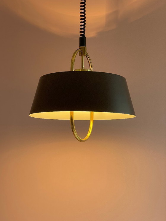 Image 1 of Lampada a sospensione vintage Hercules di Jo Hammerborg di Jo Hammerborg per Fog e Mørup, 1960