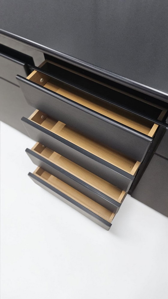 Image 1 of Italian Design Sideboard – "Pandora Adonis" (2020) – Minimalist Black