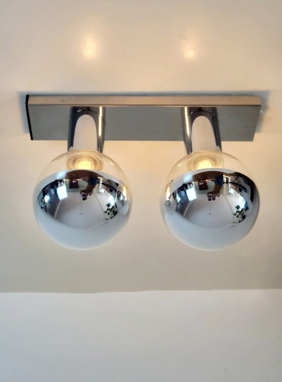 Image 1 of Space Age wall lamps by Motoko Ishii for Staff Leuchten