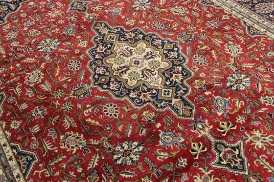 Image 1 of Tappeto persiano originale Keshan, Kashan Rosso 358 x 278 cm Ottime condizioni Classico Antico