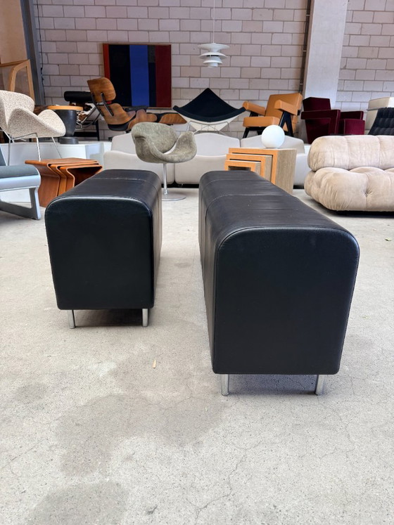 Vitra Jasper Morrison Hocker (Groot) – Hockers en poefs, Leather, Metal (photo 10 of 14)