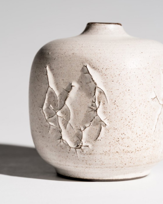 Image 1 of Heiner Hans Körting Studio Ceramic Sculptural Vase Dornburg Germany 1970s GDR