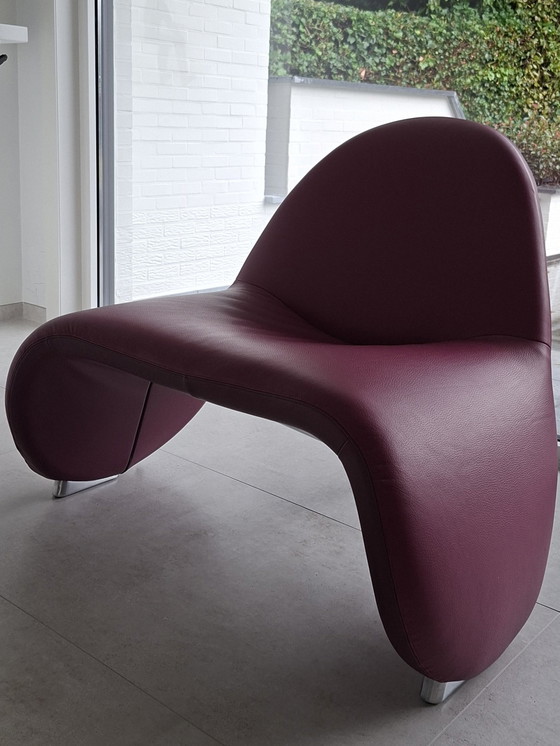 Leolux Sella - Farbe Dahlie/Orchidee – Beistellstühle, Leather (photo 2 of 5)
