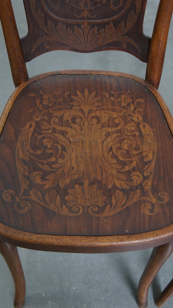 Image 1 of 4 x Antiker Jacob und Josef Kohn Bugholz Design Thonet Stuhl aus dem frühen 20.