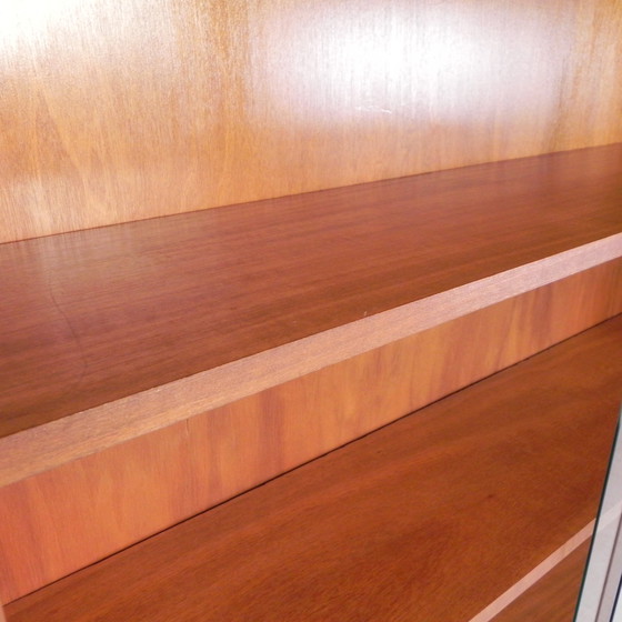 Image 1 of Vetrina con 4 ante scorrevoli in vetro, Musterring, anni '60