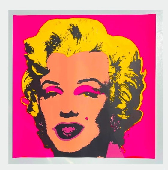 Image 1 of Art Print: "Marilyn" by A. WARHOL (91.5 x 91.5 cm)