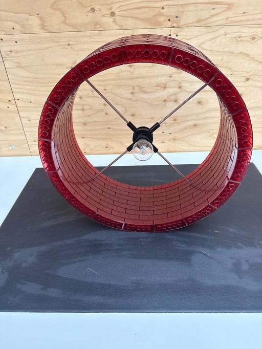 Lampada a sospensione unica con mattoncini Lego