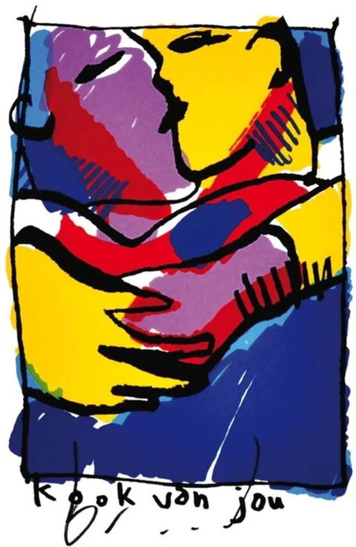 Herman Brood---K,Also Yours (on canvas)