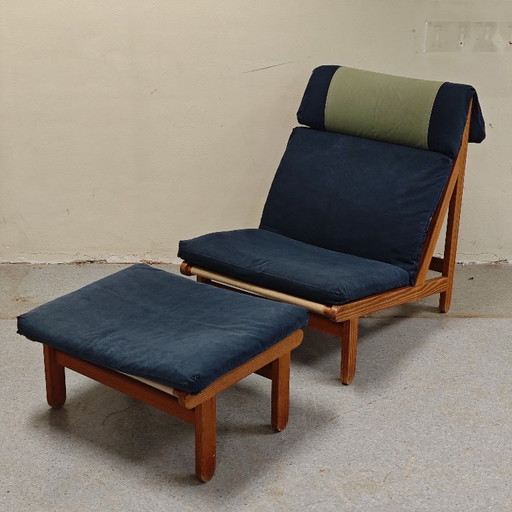 Vintage Lounge Chair Armchair Bernt Petersen Schiang