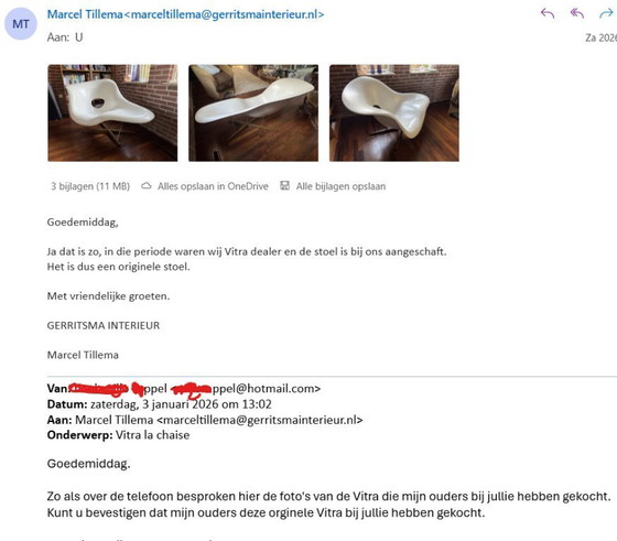 Image 1 of vitra la chaise