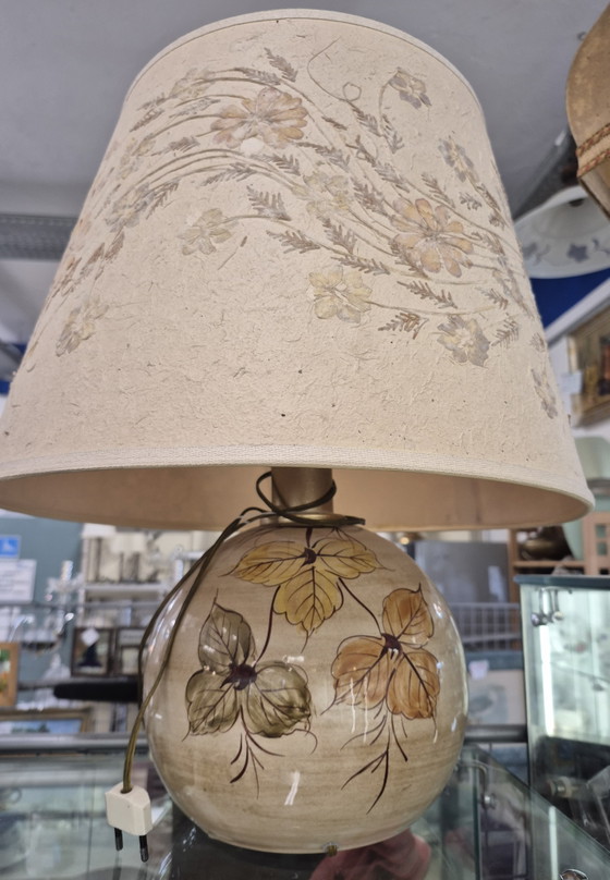 Image 1 of Lampe en céramique G. Marin – Vintage et artisanale