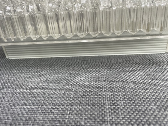 Image 1 of 2 vintage BUR wandlampen ijsglas kristal