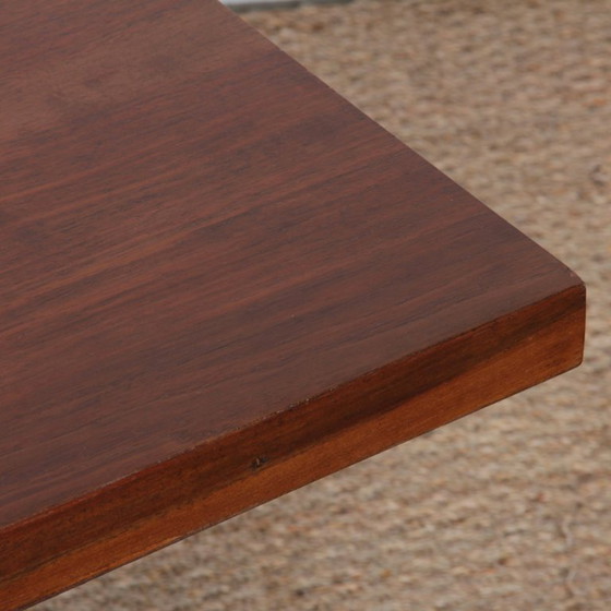 Image 1 of Modernist coffee table in wood and chromed metal, 1930