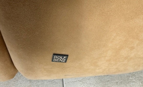 Image 1 of Rolf Benz Corner Sofa 4500 Alcantara