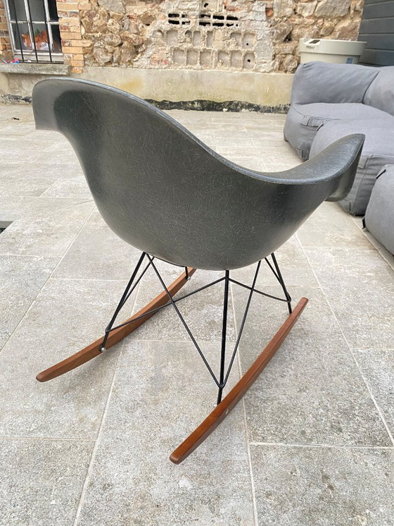 Image 1 of Fauteuil RAR Eames gris elephant grey zénith plastics herman miller
