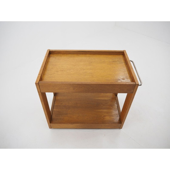 Image 1 of Vintage wooden bar cart, Czechoslovakia 1970