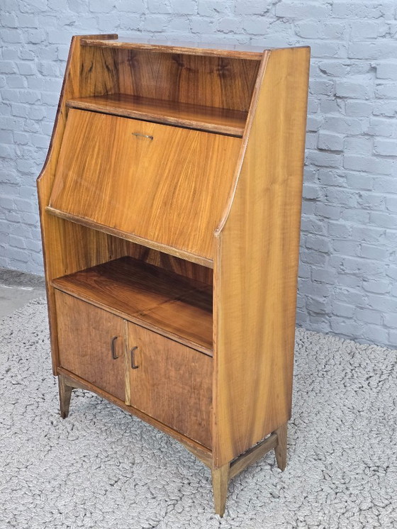 Image 1 of Mobiletto da scrittura laccato lucido dal design vintage, anni '60