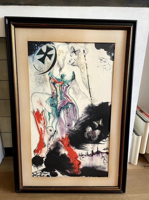 Salvador Dali Litho Originale 1969