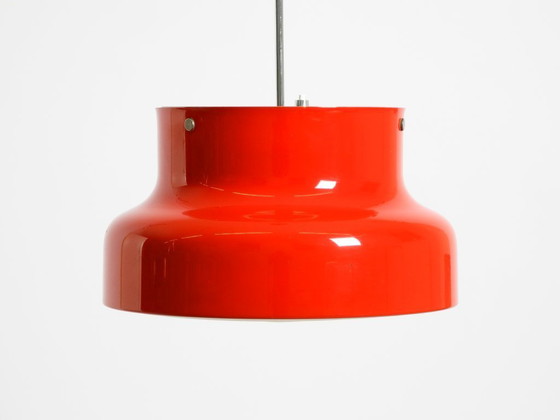 Image 1 of Gran lámpara de techo Bumling roja original de los años 60 de Anders Pehrson para Ateljé Lyktan Ahus
