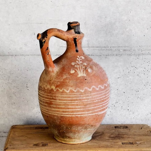 Vaso decorativo in ceramica antico (Turchia, c.1850)
