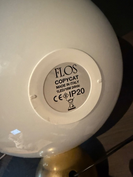 Lampada imitazione Flos oro