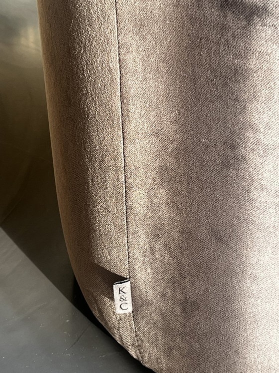 Image 1 of Fauteuil rond Keijser&Co avec dossier | Pouf Pomme