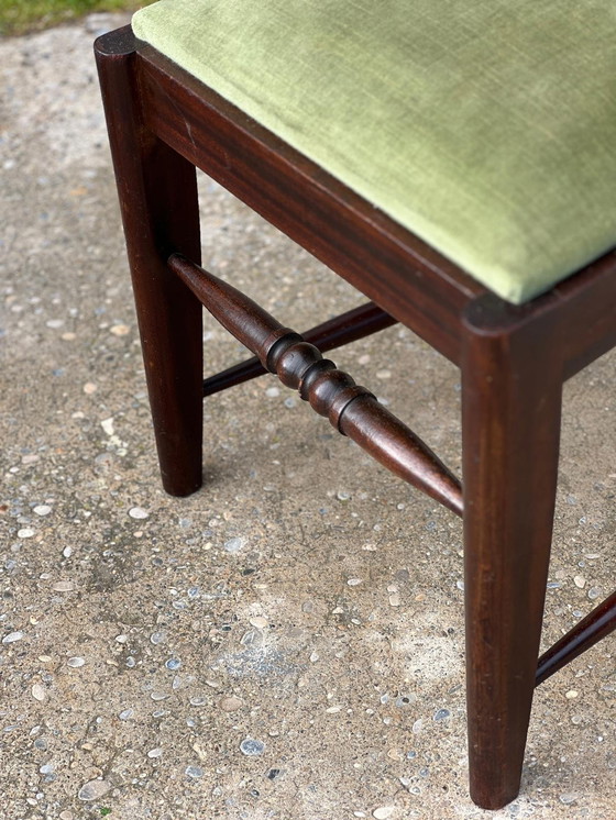 Image 1 of Set van 6 Art Deco Stoelen Toegeschreven aan Gaston Poisson 1940