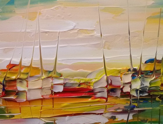 Image 1 of Gemälde von Janusz Kik - Au Mouillage