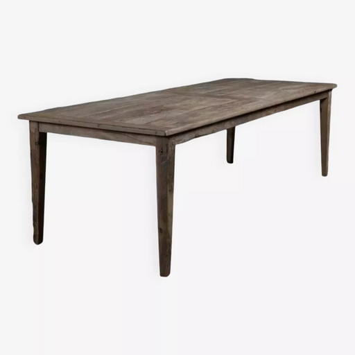 Provence Solid Oak Farm Table - 250 cm Long