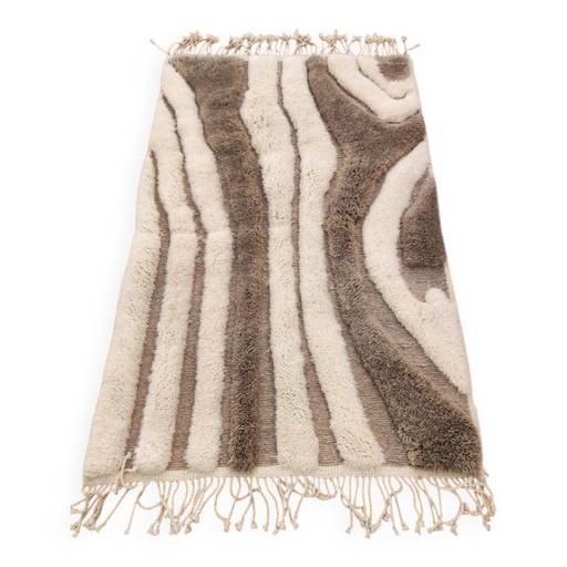 Moroccan Mrirt Handwoven Rug - High Quality Wool