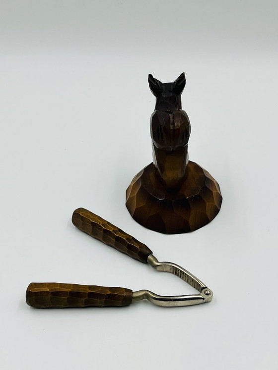 Carved Wooden Squirrel Nutcracker – Table accessories (photo 3 of 7)