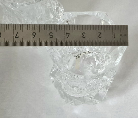 2 Vasi Vintage Cristal d'Arques 8×5 cm Etichetta Originale Ottime Condizioni – Glass, Crystal (photo 13 of 15)