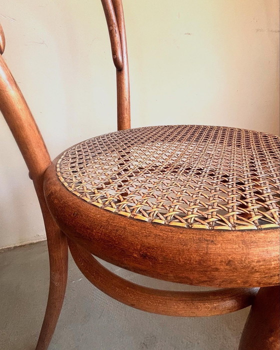 Image 1 of Silla auxiliar Thonet n.º 14, primera edición, 1859