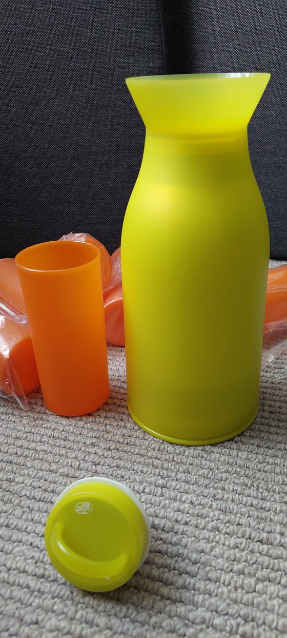 Image 1 of Thermos/borraccia termica vintage ALFI, rara, con 6 tazze.