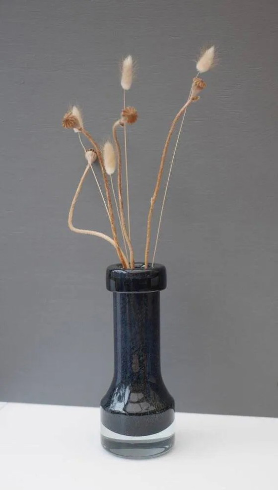 Image 1 of Modern Scandinavian art glass vase from Borgström Åseda