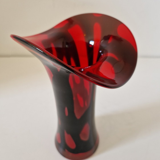 Vintage Glazen Vaas Mondgeblazen Vaas – Vazen, Glass (photo 6 of 11)