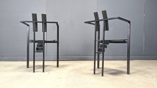Trix Esszimmerstühle von Karl Friedrich Förster für KFF, 1980er Jahre, 2er-Set