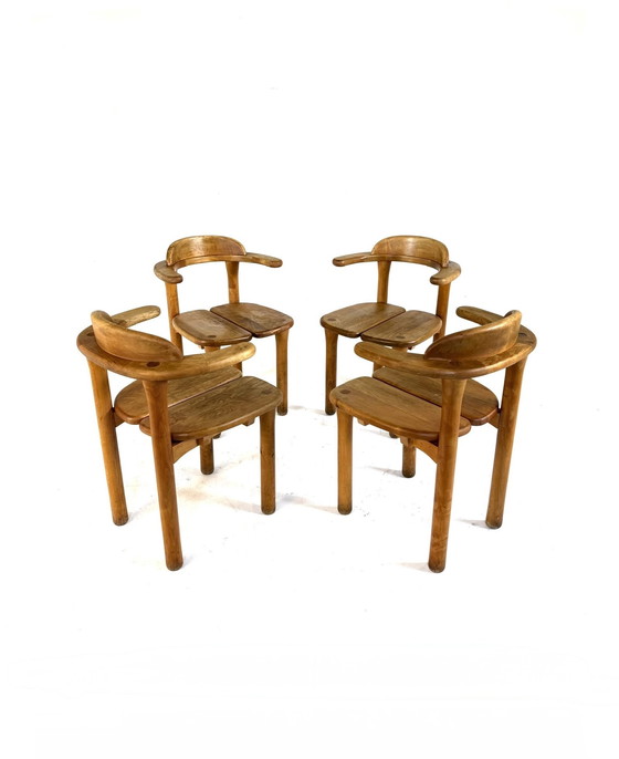 Image 1 of 8x vintage eetkamerstoel model ‘Opus’ Berghammer ‘80