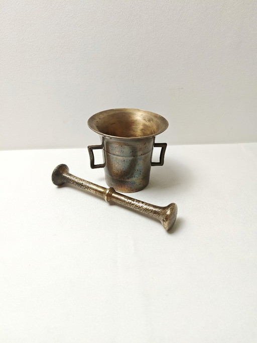 Antique Bronze Mortar and Pestle