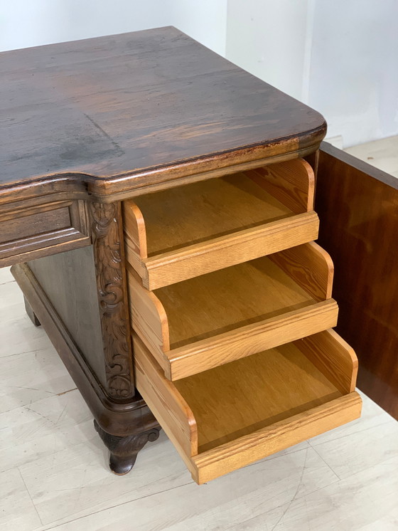 Image 1 of Bureau de l'époque des fondateurs table desk vers 1900