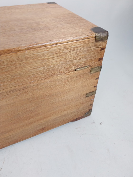 Image 1 of 1 cofre de campaña kamferhouten / kist c.a. 1870.